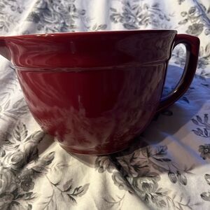 Stonewall Kitchen maroon bowl pitcher